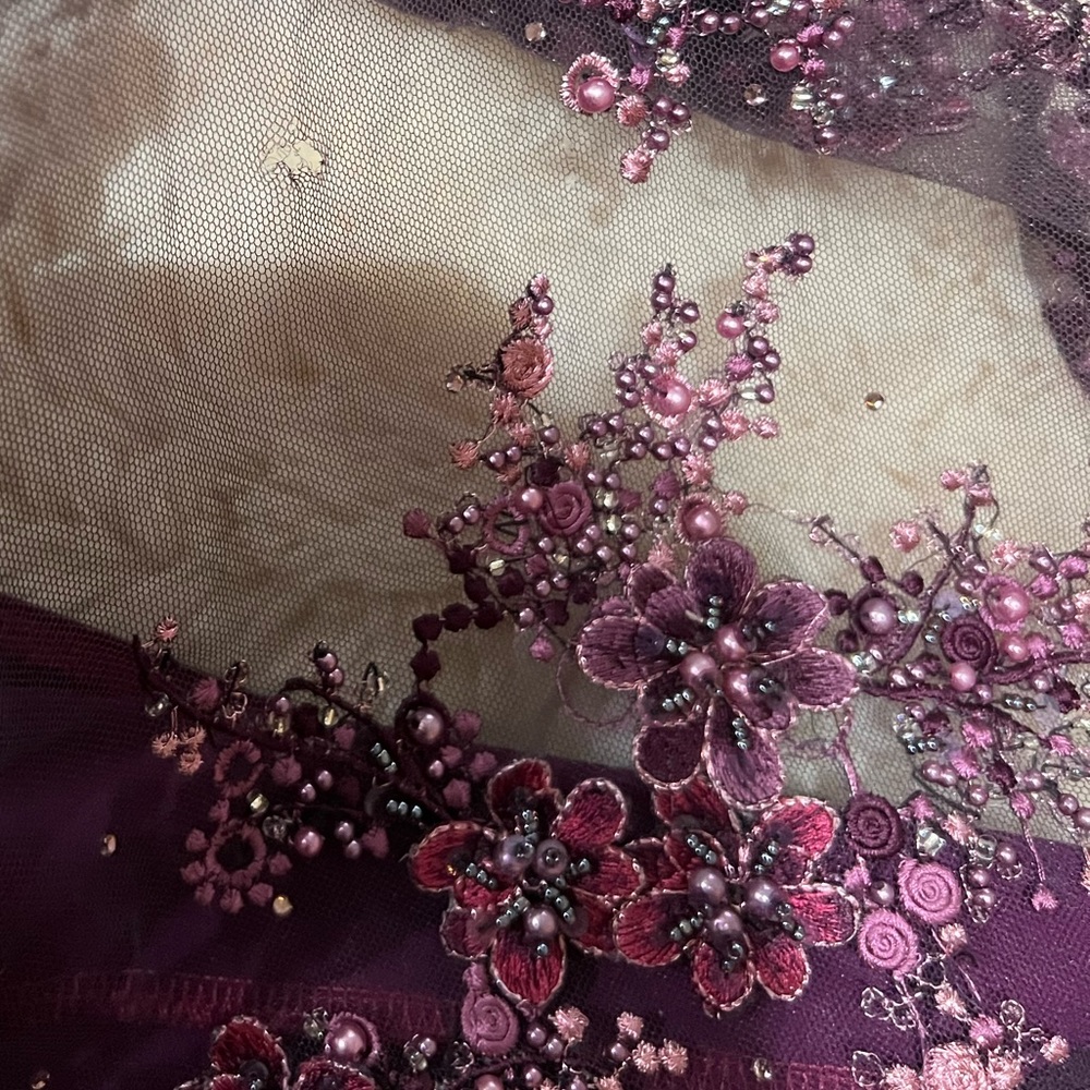 Walter Collection by Walter Mendez Custom Beaded Gown - Picture 17 of 17